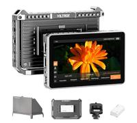VILTROX DC-X2 Kit d'écran tactile SDI 15cm 4K 1920 x 1080 Surveillance vidéo avec lui 3D RGB Parade mise au point avec capuche de protection solaire, batterie