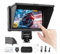 VILTROX DC-X3 DCX3 Camera Moniteur Externe 4K pour Caméra Moniteur HD 6 Pouces 2000Nit Caméra HDMI/3G-SDI,Full HD 1920x1080 IPS,3D LUT avec Batterie,Pare-Soleil pour Caméras DSLR Sony Canon Nikon