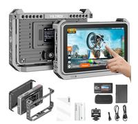 VILTROX DC-X3 DCX3 Camera Moniteur Externe Rig Cage 4K pour Caméra Moniteur HD 6 Pouces 2000Nit Caméra HDMI/3G-SDI,Full HD 1920x1080 IPS,3D LUT avec Batterie,Pare-Soleil pour DSLR Sony Canon Nikon