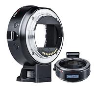 VILTROX EF-E5 Bague Adaptateur Monture pour Sony E Compatible avec Canon EF/EF-S Objectif à E-Mount Caméras A9 A7III A7RIV A6500