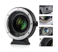 VILTROX EF-EOS M2 Objectif autofocus électronique Adaptateur EF-M Convertisseur AF 0.71x Speed-Booster pour Canon EOS EF/EF-S Objectif sur Canon M Monture EOS M2 M3 M5 M6 M50 M50II M100 M2 M3 M10 II