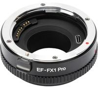 VILTROX EF-FX1 Pro Adaptateur de monture d'objectif avec contrôle d'ouverture, mise au point automatique EF/EF-S vers convertisseur X-Mount, EXIF électronique et prend en charge X-T5 X-T4 X-H2 X-S10