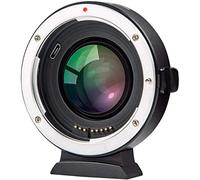 Viltrox EF-FX2 Adaptateur d'objectif de mise au point automatique, réducteur de focale, adaptateur de monture d'objectif 0,71x pour objectifs de la série EF vers appareils photo sans miroir Fuji X-T3