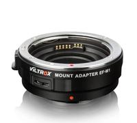 VILTROX EF-M1 Adaptateur de monture d'objectif Auto Focus Convertisseur d'objectif pour objectif EF/EF-S vers appareil photo Panasonic Olympus M43 E-M10III E-M5II E-PL8 GH4 GH5 GF6 GF1 GX1 GX7 E-M1
