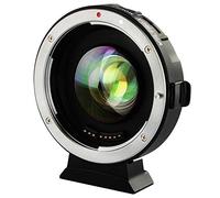 VILTROX EF-M2II Adaptateur de Réducteur de focale Auto-Focus 0,71x pour Canon EF Mount Series Lens to M43 Camera
