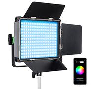 VILTROX Lampe Vidéo LED RVB Éclairage de photographie avec contrôle APP 360° en couleur Bicolore à intensité variable de 30W 2800K~6800K IRC97+ pour les jeux/le streaming/YouTube (weeylite WP35)