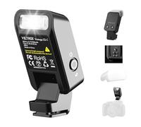 VILTROX Mini flash vintage Z2-C Speedlite GN6 puissant 6500 K TTL On-Camera avec 5 niveaux de puissance, 700 pleine puissance, puissance 10 W, mini flash compatible avec les appareils photo Canon