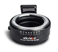 VILTROX NF-NEX Adaptateur de Monture d'objectif pour Objectif Nikon G/F/AI/S/D vers Sony NEX E Monture Appareil Photo Sony A7 A7R A7RII A7RIII A6500 A6300 NEX-7 avec Cadran d'ouverture