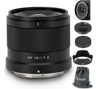 VILTROX Objectif 15 mm F1.7 Air Z pour Nikon Z-Mount, AF 15 mm f/1.7 Ultra Grand Angle Autofocus APS-C Objectif Compatible avec les appareils photo Nikon Z-Mount Z5 Z5II Z50 Z50II Z6 Z6II Z7 Z7II ZFC