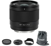 VILTROX Objectif 15 mm F1.7 E pour Sony E-Mount, AF 15 mm f/1.7 Ultra Grand Angle Autofocus APS-C E Objectif Compatible avec Sony a6300 a6400 a6500 a6600 ZV-E10 FX30 A6700 ZV-E10II a7 III a7RIII a7 A7