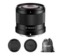 VILTROX Objectif 50 mm f/2.0 AF Full Frame Z-Mount, 50 mm F2.0 Auto Focus Objectif Grande Ouverture Compatible avec les appareils photo Nikon Z Mount Z5 Z50 Z6 Z6II Z7 Z7II ZFC Z30 Z9 Z8 Z6III ZF