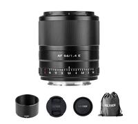 VILTROX Objectif 56 mm f/1.4 Auto Focus APS-C STM Portrait Prime Compatible avec les appareils photo Sony E Mount A5100 A6000 A6100 A6300 A6400 A6500 A6600 NEX-6 A7S A7C A7 A7RIII A7S A7S A7R 7RⅡ AA