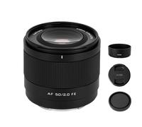 VILTROX Objectif AF 50 mm F2 FE plein format - Objectif autofocus avec grand diaphragme - Compatible avec les appareils photo Sony E-Mount sans miroir
