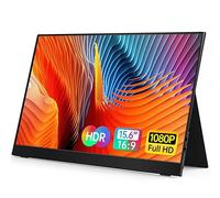 VILVA Moniteur Portable - Écran Portable 1080p FHD IPS USB-C/HDMI avec Couvercle, Haut-parleurs pour Ordinateur Portable, PC, Mac, téléphone, Xbox Switch, PS4