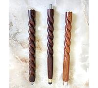 Vimal Nautical Canne en bois 86,4 cm avec poignée victorienne en 100 % laiton pur et embout en caoutchouc