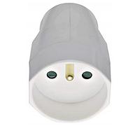 Vimar 00251.B Prise SICURY 2P+T 16 A 250 V~, standard français, sortie axiale du câble, blanc