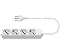 Vimar Multiprise 01292.CC.B – 4 prises universelles, câble 2 m