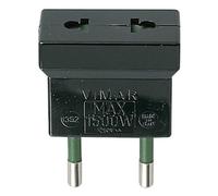 Vimar 01352 Adaptateur S10 - USA+EU Noir