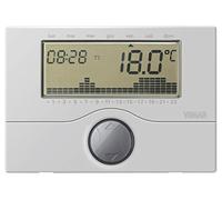 VIMAR 01910.20 Chronothermostat de Contrôle On/Off de la température Ambiante (Chauffage et climatisation), programmation Quotidienne/Hebdomadaire, alimentation par Piles Stylo (Non Livrées)