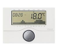 CHRONOTHERMOSTAT ÉLECTRONIQUE AVEC PILE BLANCHE 01910