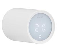 Vimar 03989 Vanne thermostatique Intelligente pour radiateurs, Commande à Distance et vocale, Plus d'économie d'énergie, Installation Facile et Large compatibilité grâce aux adaptateurs fournis