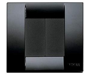 Vimar 0K03925.09 Idea Kit de commande connectée, sans fil et sans batterie, sans fil Bluetooth, avec support, boutons, plaque 2 m