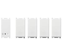 VIMAR 0K14592.01 Kit Wi-FI Contenant : 4 déviateurs 14592 Blanc, 1 Appareil de Commande électronique avec Sortie à Relais 14593