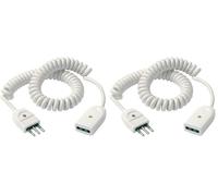 Vimar 0P 32347.B. Rallonge Spirale Extensible de 3 m. Câble électrique à Ressort. Puissance débrochable maximale 1300 W