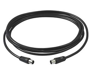 Vimar 0P32420 Cordon prolongateur linéaire 2 mètres, câble coaxial TV, Z 75 Ω, indissolublement connecté à un connecteur mâle et à un femelle