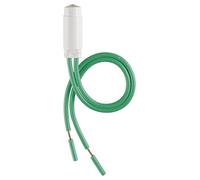 Vimar 0R00936.250.G Unité de signalisation LED 250 V 50/60 Hz 0,35 W, Utiliser en série à la Charge (Voyant éteint à Lampe commandée) Uniquement avec des Lampes à Incandescence ou halogènes, Vert
