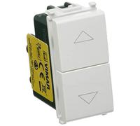 VIMAR 0r14062 Deux Boutons 1P NO + no10 a, Blanc
