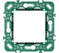 VIMAR 0R14603 Plana Support 2 modules, sans vis, pour boîtes d'encastrement avec entraxe 60 mm ou 56x56 mm, modulable avec entraxe 71 mm, appareils à fixer en position horizontale ou verticale