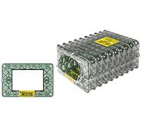 Vimar 0T14613 Plana Support 3 modules, avec vis, pour boîtes 3 modules, 10 pièces