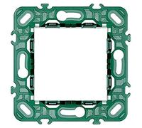 Vimar 14603 Plana Support de montage 2 modules, sans vis, pour boîtes d'encastrement avec entraxe 60 mm ou 56x56 mm, modulaire avec entraxe 71 mm, pour appareils à fixation horizontale et verticale