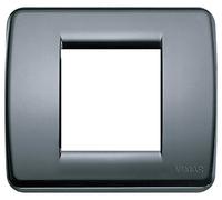 VIMAR 17098.15 Plaque Rondo, 1 - 2 modules, Gris Graphite