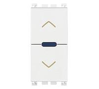 Vimar 19196.B Arké Commutateur électronique centralisable Quid pour volet roulant, cosφ 0,6 2 A 220-240 V ~ 50/60 Hz, stockage de position