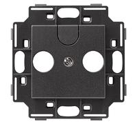 Vimar 19319 Adaptateur pour prise coaxiale TV-RD-SAT, 2 sorties, adapté au connecteur type F, 2 modules, a compléter avec plaque sèrie Arké, gris