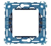Vimar 19602 Arké Support de montage 2 modules, avec griffes, pour boîtes d'encastrement ø 60 mm, modulaire avec entraxe 71 mm
