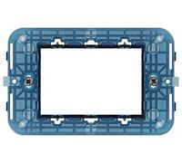 Vimar 19613 Arké Support de montage 3 modules, avec vis, pour boîtes 3 modules