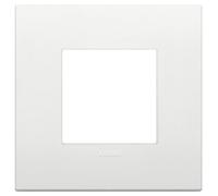 Vimar 19642.74 Arké Plaque Classic 2 modules, technopolymère, Blanc