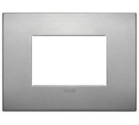 Vimar 19653.16 Arké Plaque Classic 3 modules, Aluminium, Lave