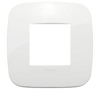 Vimar 19672.84 Plaque Round, blanc, 2 modules