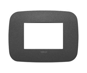 Vimar 19683.21 Plaque Round, Graphite, 3 modules