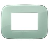 VIMAR 19683.65 Plaque Round, 3 modules, Sauge