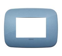 Vimar 19683.86 Plaque Round, Bleu, 3 modules