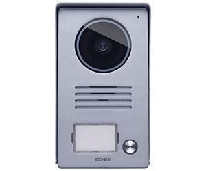 Vimar 40921.P1 Platine de rue audio/vidéo pour Visiophone mains libres LCD 7in, 1 boutons, avec cadre anti-pluie, installation pour pose en saillie