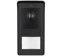 Vimar 42925.P Plaque Audio vidéo pour interphone vidéo Mains Libres LCD 7" avec Cadre Anti-Pluie, 1 Bouton, Installation Murale, Noir