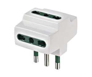 VIMAR - Adaptateur Multiple S17 + 3 pôles 17/11 Blanc