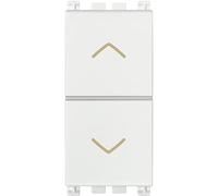 Vimar Arké 19060.B Commutateur 2P 10AX, double touche, avec flèches directionnelles et arrêt central