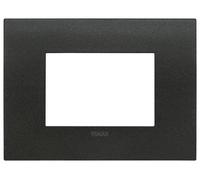 Vimar Arké Fit plate 3 modules - métal couleur graphite mat 19953.01